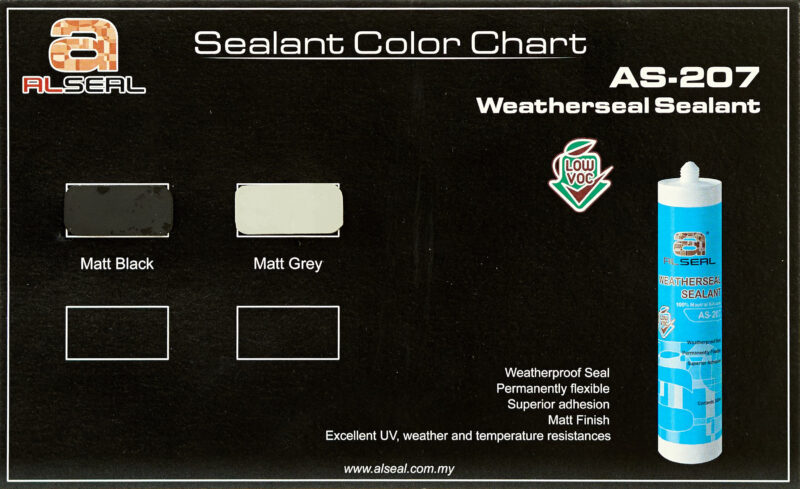 WEATHERSEAL SILICONE SEALANT AS-207